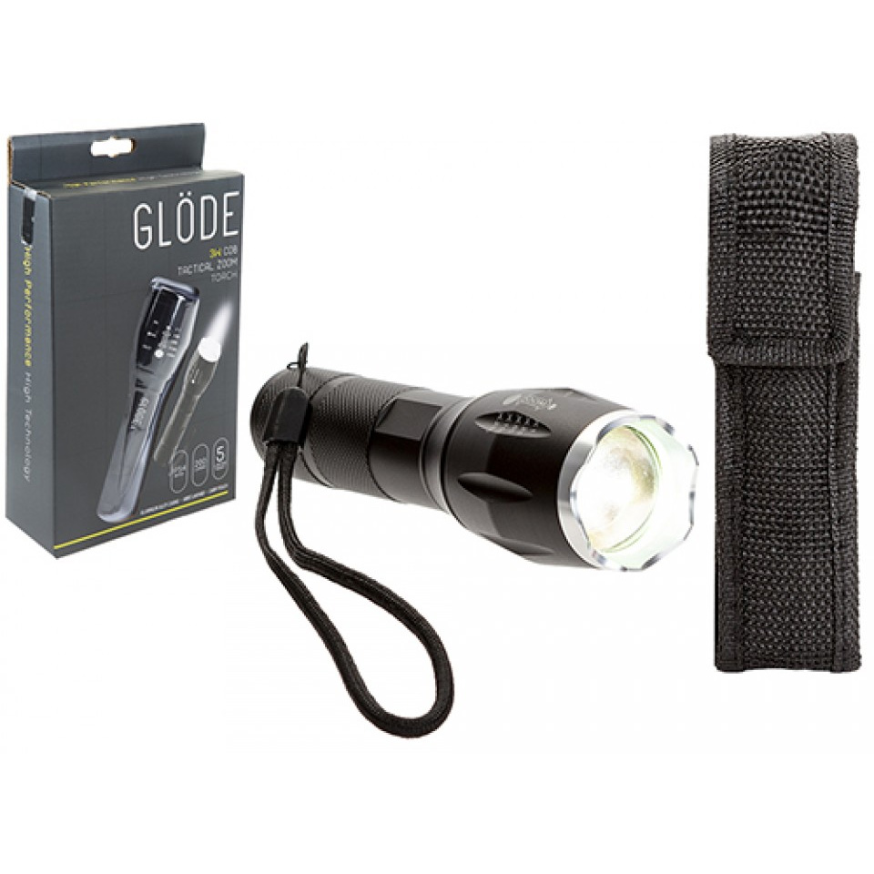 Summit Glode 3W COB Tactical Zoom Torch & Carry Pouch