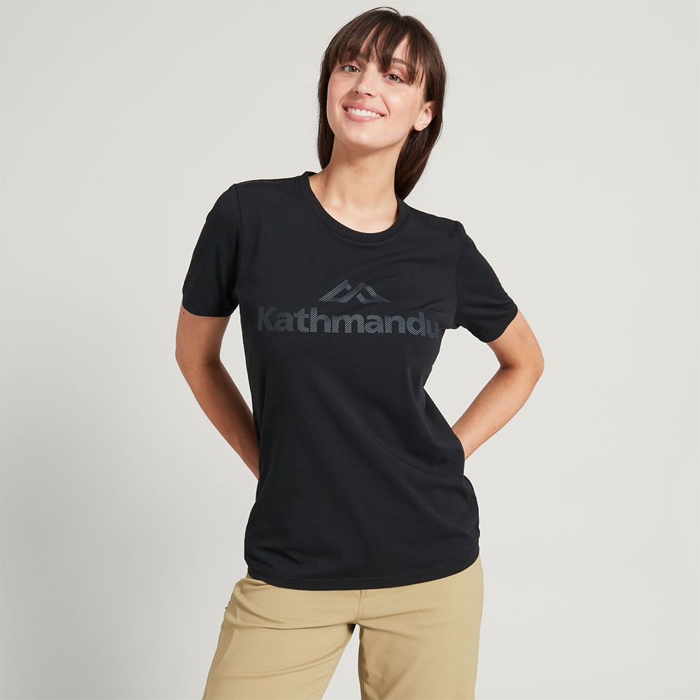 Kathmandu Womens Logo T-Shirt (Black)