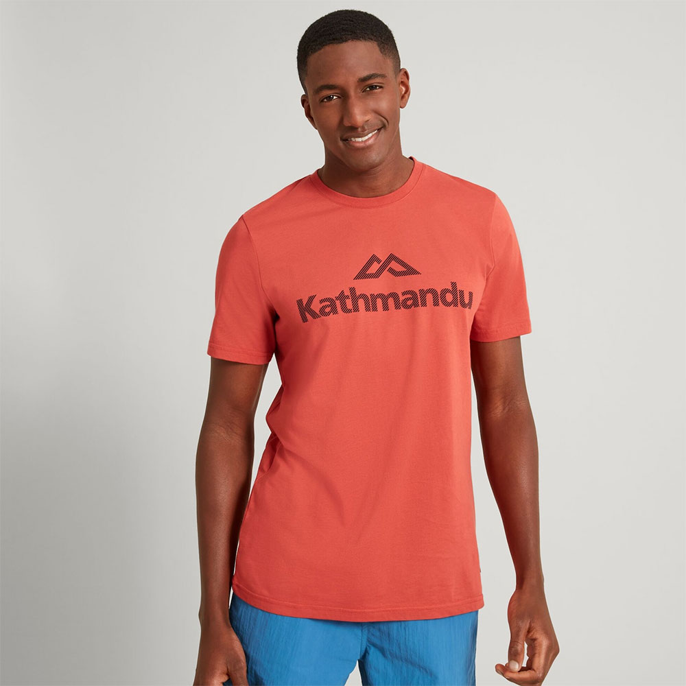 Kathmandu Mens Logo T-Shirt (Warm Spice)