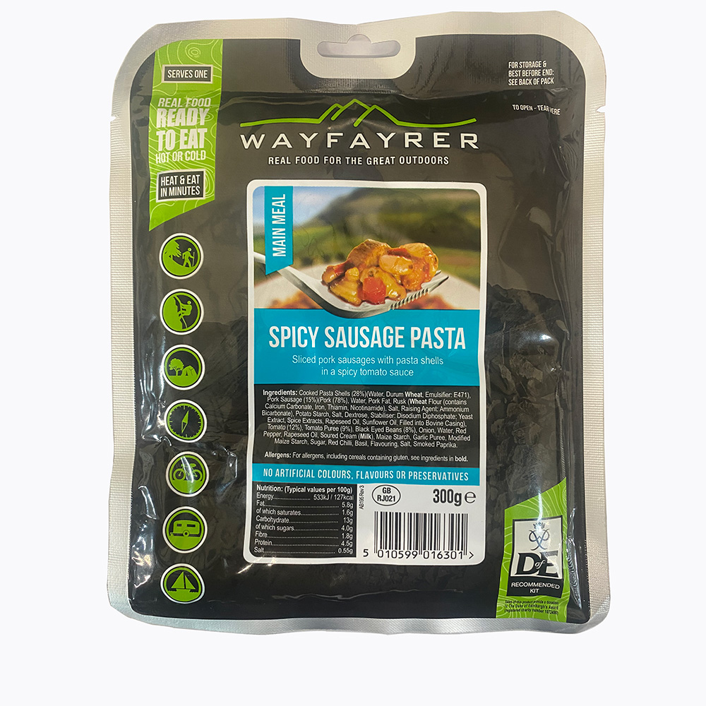 Wayfayrer Spicy Sausage & Pasta - 300g