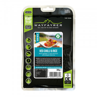Wayfayrer Vegetable Chilli & Rice - 300g - Packaging