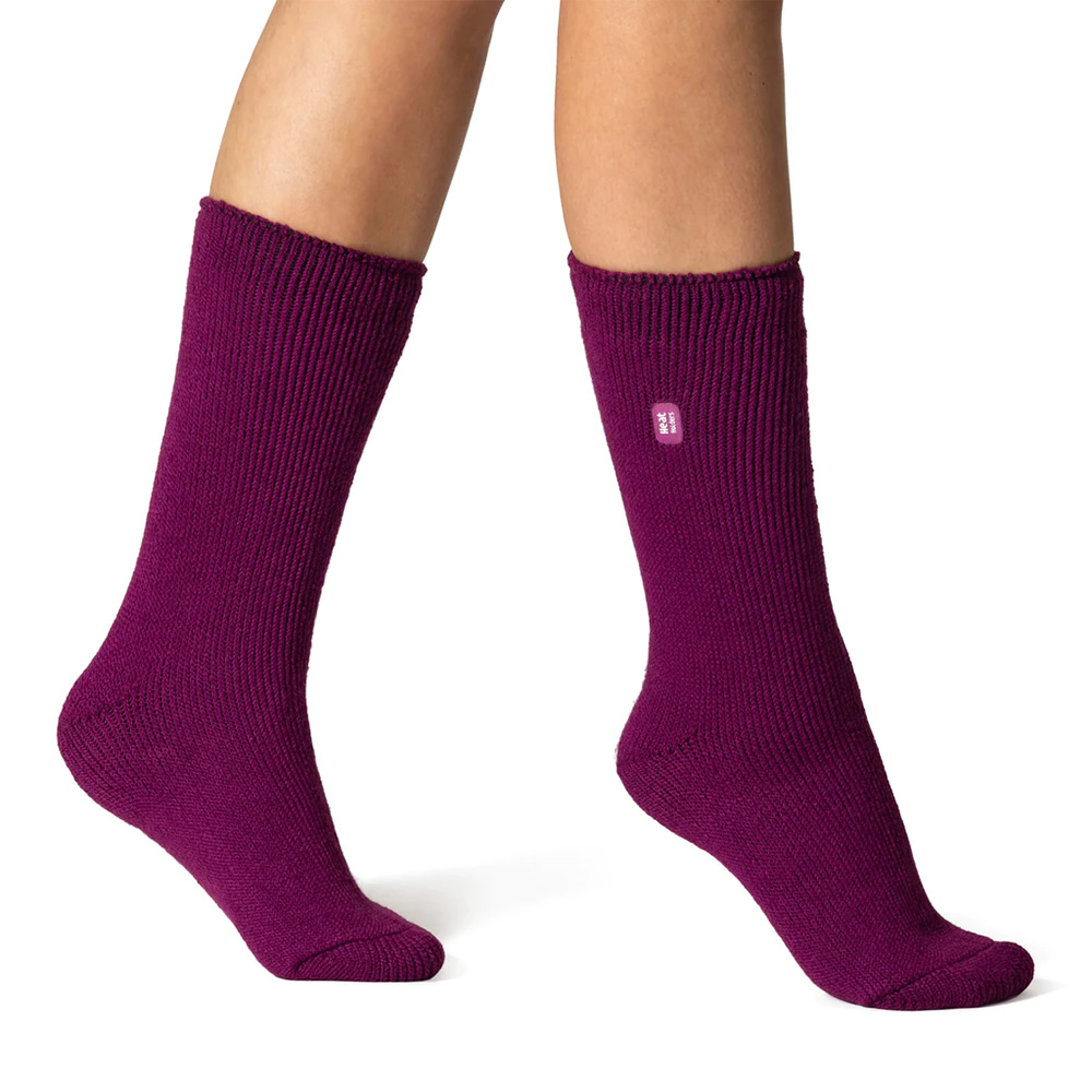 Heat Holders Womens Original Thermal Socks (Deep Fuchsia)