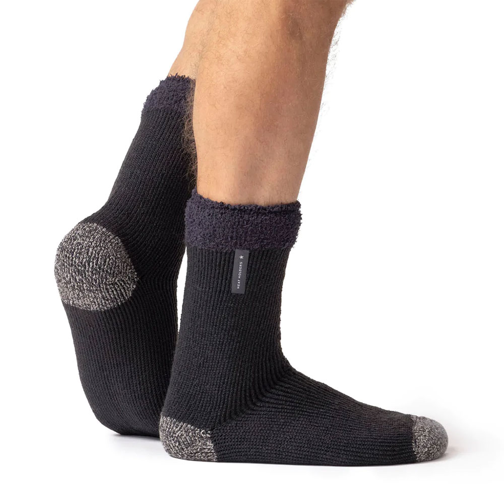 Heat Holders Mens Original Sleep Socks (Charcoal)