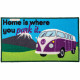 Quest Washable 'Home is where you park it' Camper Van Mat