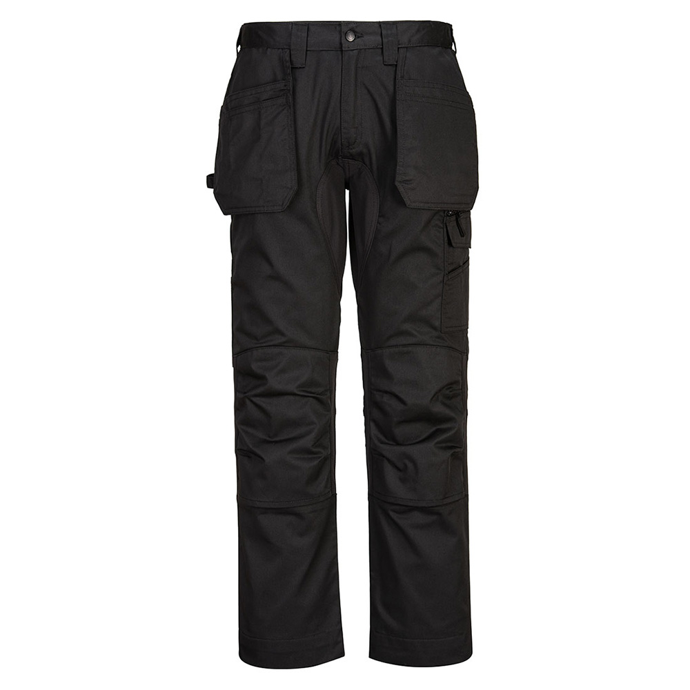 Portwest Mens WX2 Eco Stretch Holster Trousers (Black)