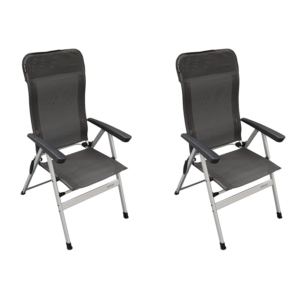 Photos - Other goods for tourism Vango Highbury Texteline Reclining Chair  0000101883755 (Two Chair Pack)