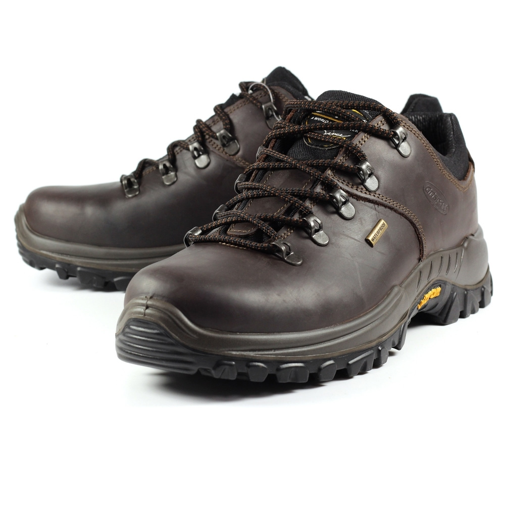 Grisport Mens Dartmoor Waterproof Walking Shoes (Brown)