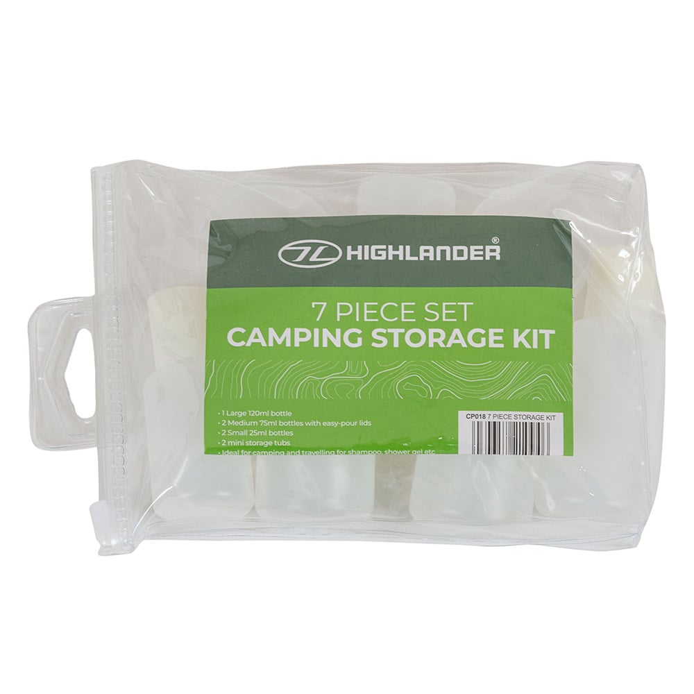 Highlander Camping Storage Kit - 7 Piece