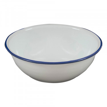 Highlander Enamel Bowl (16cm) - White