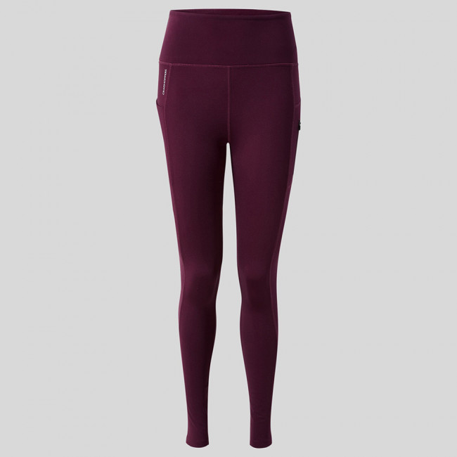 Craghoppers Womens Kiwi Pro Thermo Leggings (Deep Violet)