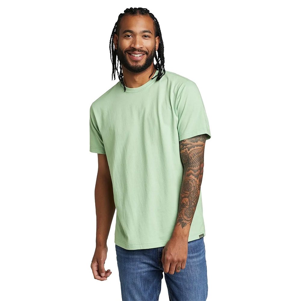 Eddie Bauer Mens Legend Washpro Short Sleeved T-Shirt (Bottle Green)