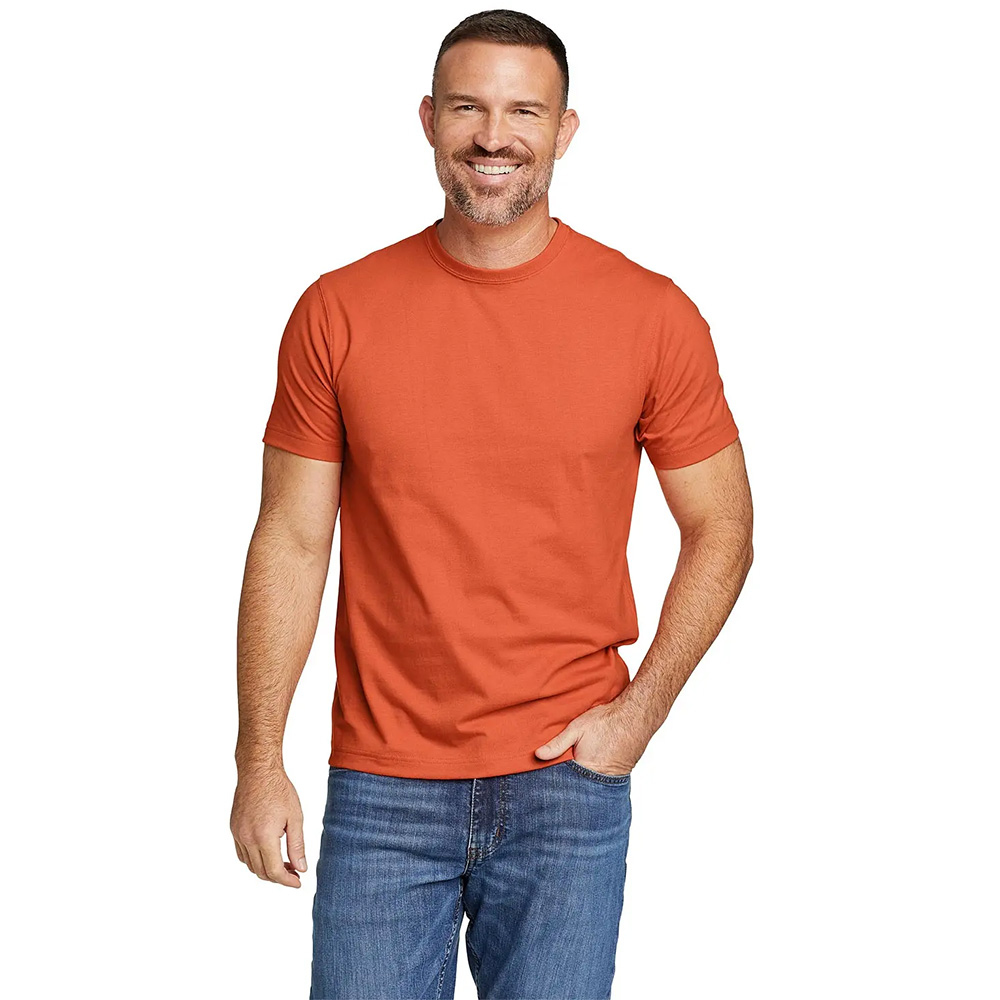 Eddie Bauer Mens Legend Wash Classic Short Sleeve T-Shirt (Spice)