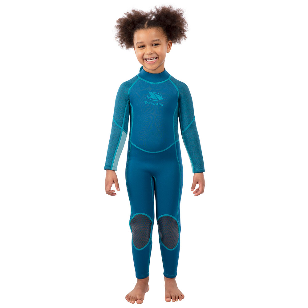 Trespass Kids Lillian 3mm Full Length Wetsuit (Cosmic Blue Marl)