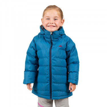 Trespass Kids Amira Insulated Jacket (Cosmic Blue) - Model Front