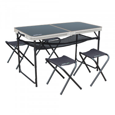 Outdoor Revolution Capri Aluminium Picnic Table & Stool Set