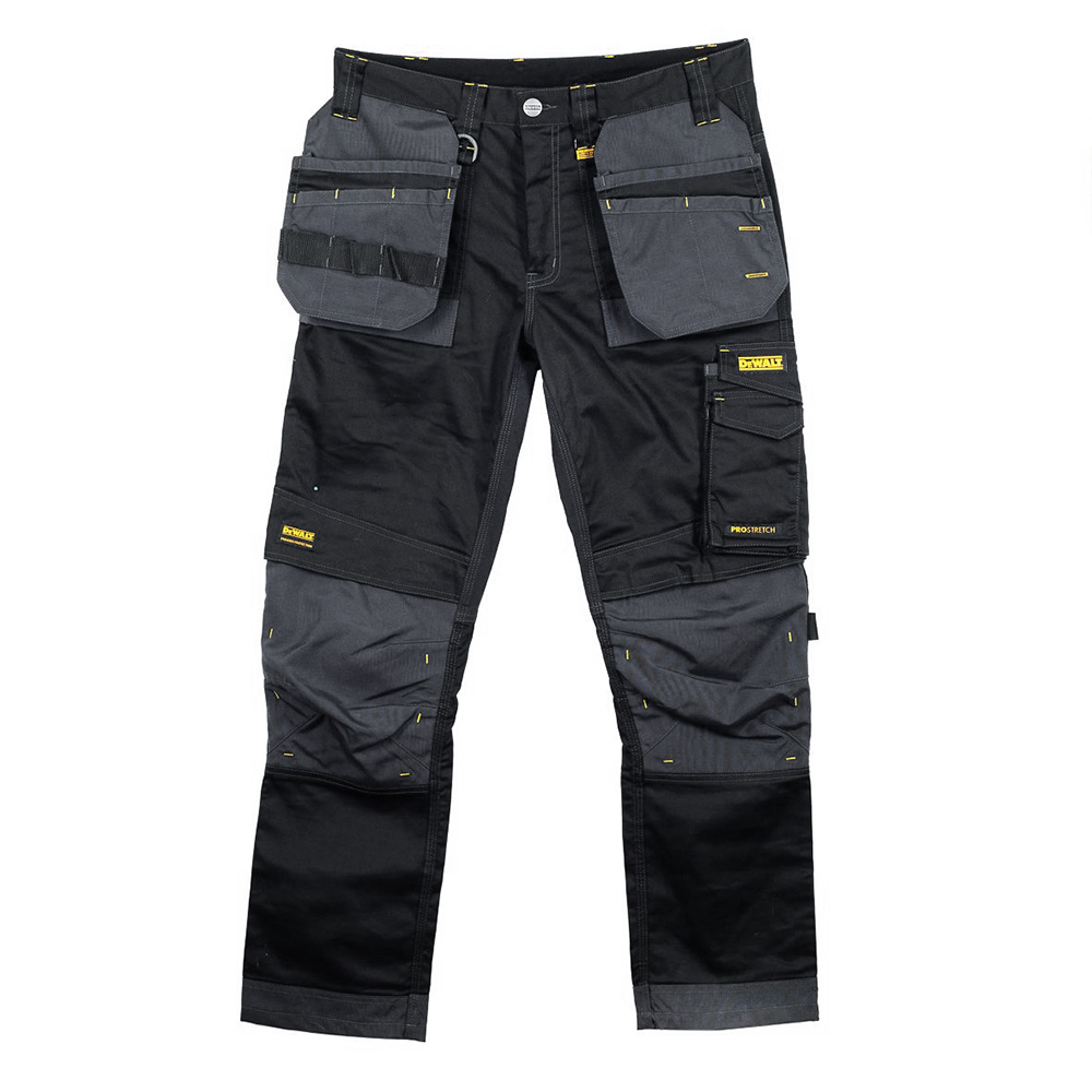 DeWalt Mens Harrison Pro Stretch Trousers (Black / Grey)