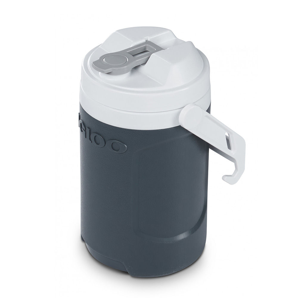 Igloo Latitude Half Gallon Insulated Drinks Bottle - 1.89L (Charcoal / White)