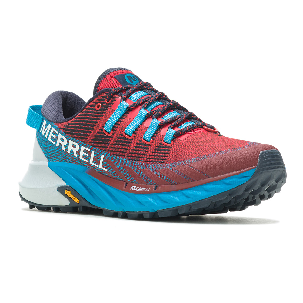 Merrell Mens Agility Peak 4 Trail Running Shoes (Dahlia / Tahoe)