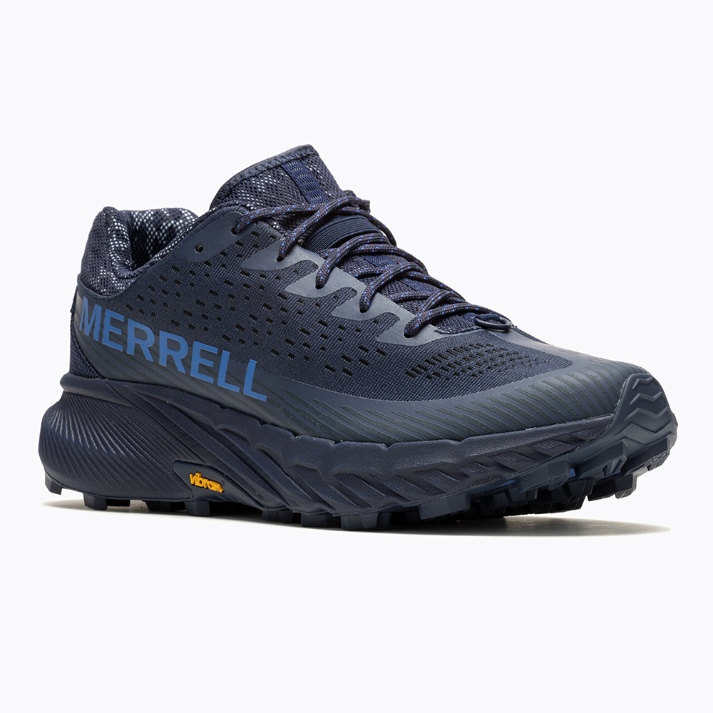 Merrell Mens Agility Peak 5 Trail Running Shoes (Sea / Dazzling)
