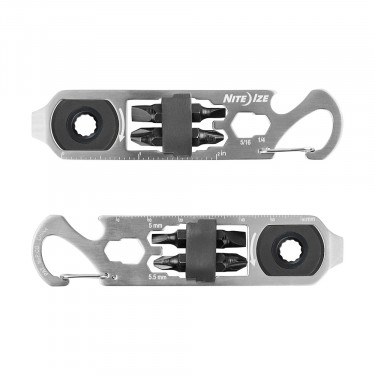 Nite Ize Doohickey Ratchet Key Tool - Tool front and back