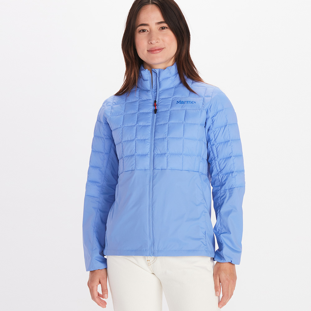 Marmot Womens Echo Featherless Hybrid Insulated Jacket (Getaway Blue)