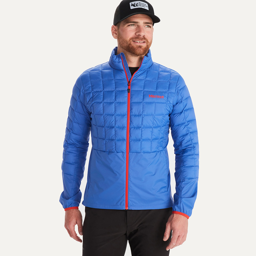 Marmot Mens Echo Featherless Hybrid Insulated Jacket (Trail Blue)
