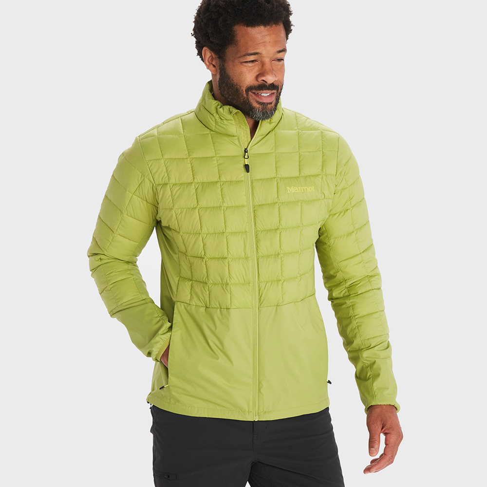 Marmot Mens Echo Featherless Hybrid Insulated Jacket (Spinach Green)