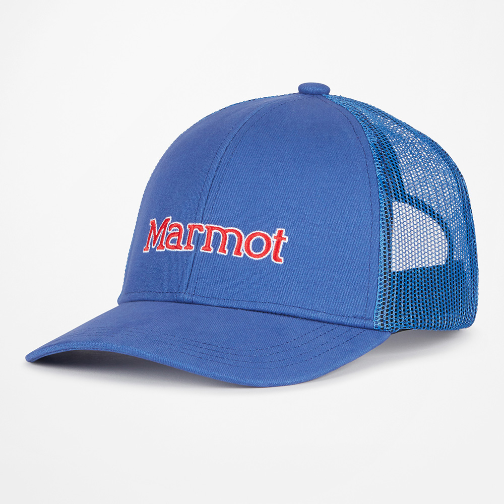 Marmot Retro Trucker Hat (Trail Blue)