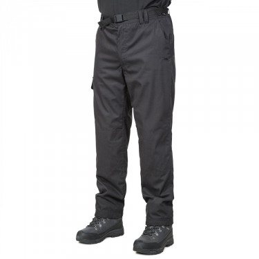 Trespass Mens Clifton Thermal Walking Trousers (Black)