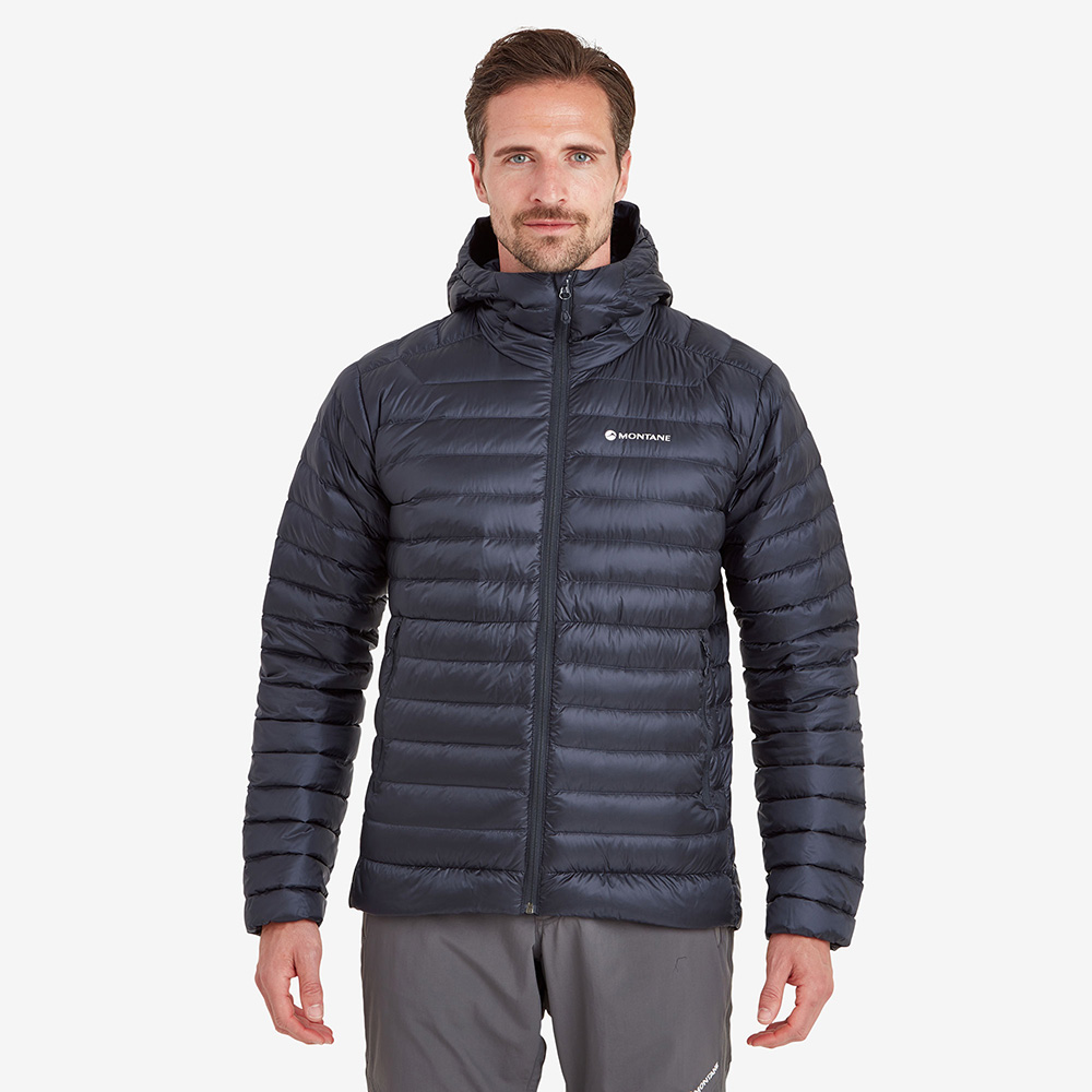 Montane Mens Anti-Freeze Packable Hooded Down Jacket (Eclipse Blue)