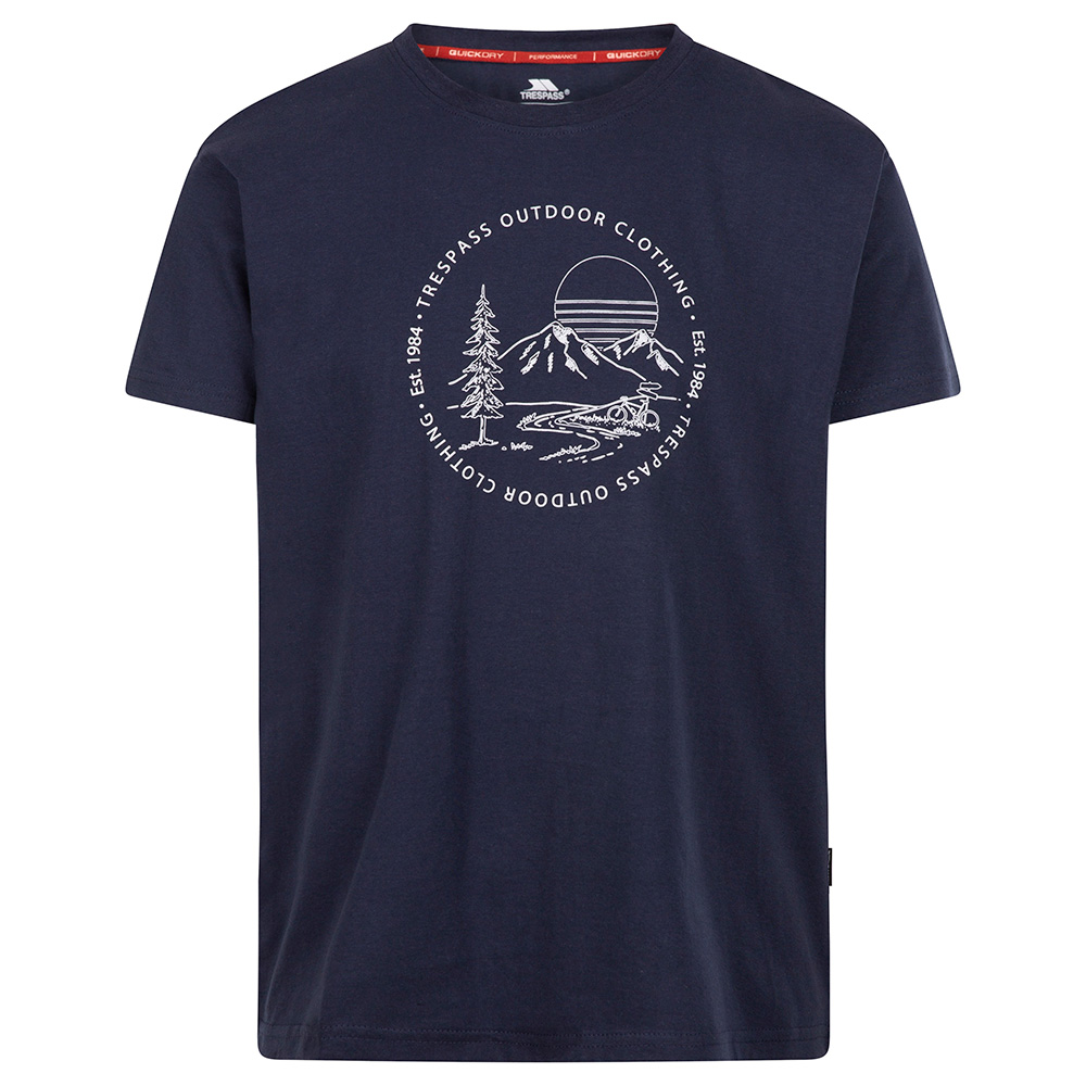 Trespass Mens Glentress T-Shirt (Navy)