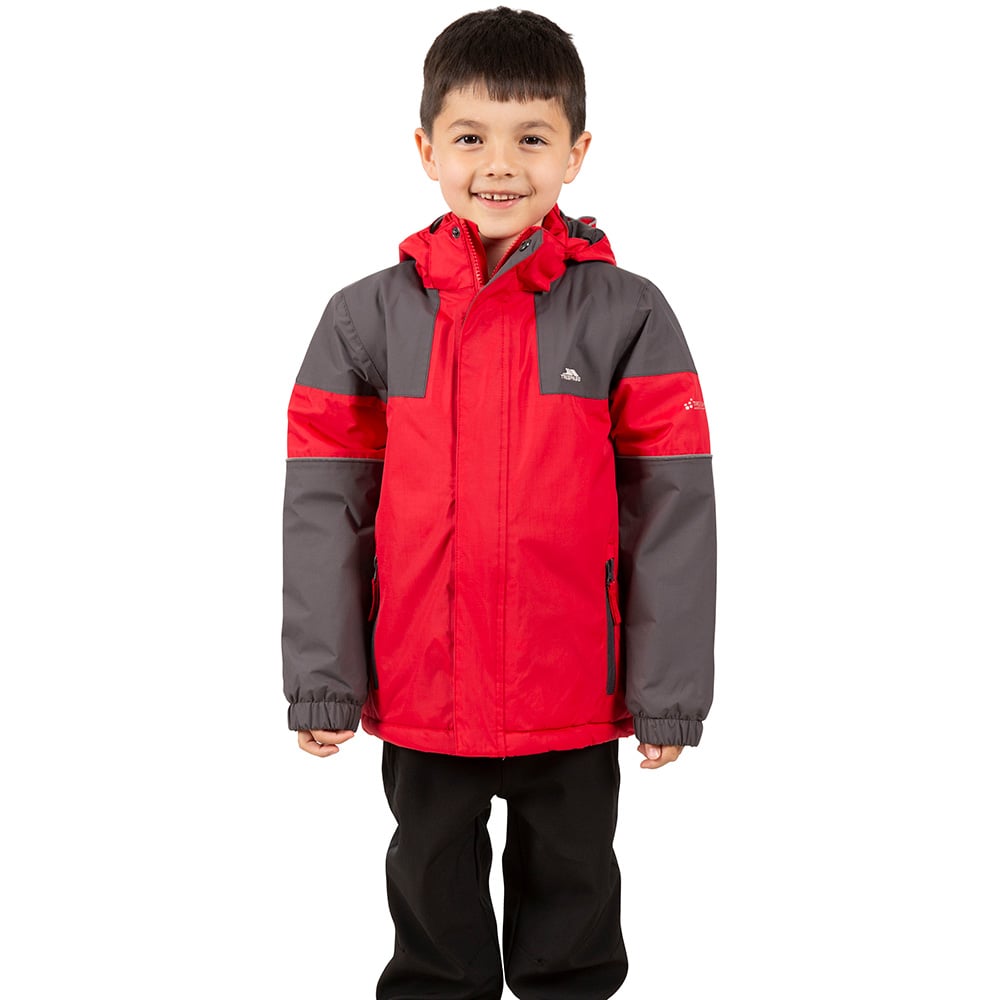 Trespass Kids Unlock Waterproof Insulated Jacket (Red)