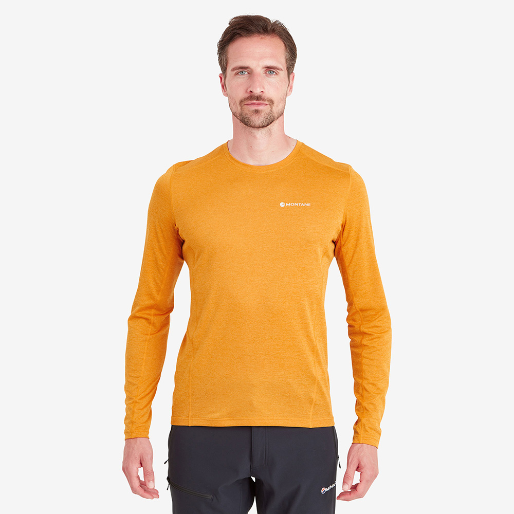 Montane Mens Dart Long Sleeve T-Shirt (Flame Orange)