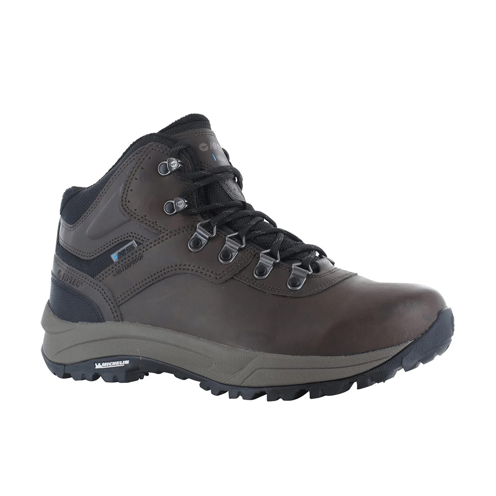 Hi-Tec Mens Altitude VI Waterproof Walking Boots (Brown)