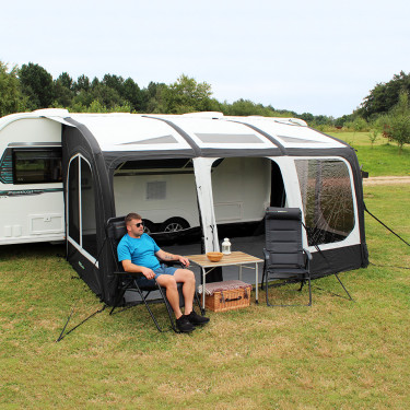 Outdoor Revolution Eclipse Pro 420 Air Caravan Awning - Lifestyle Main