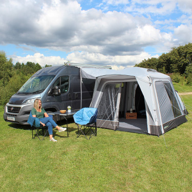 Outdoor Revolution Cayman Air Motorhome Awning -  Front Lifestyle