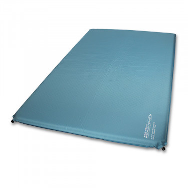 Outdoor Revolution Camp Star Double 75 Self Inflating Mat - Top Adriatic Blue