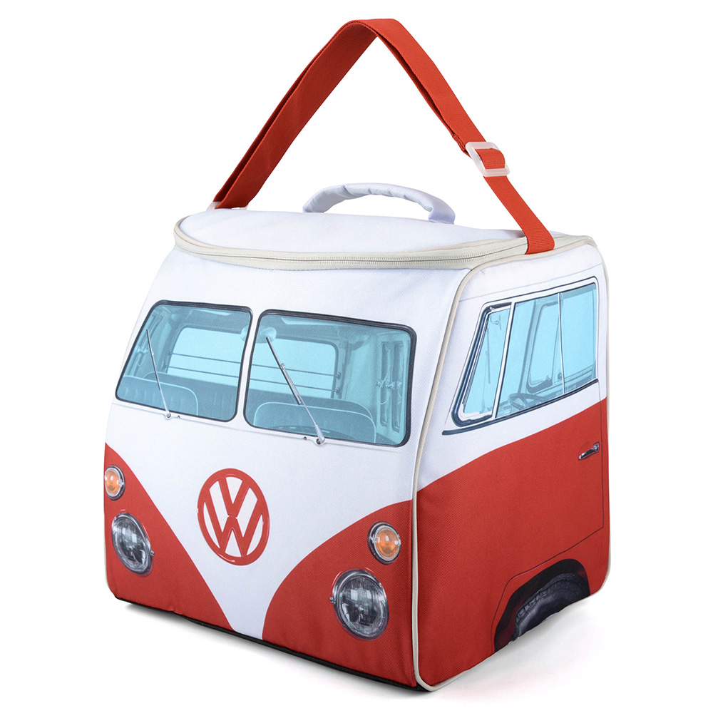 VW Camper Van Large 30 Litre Cooler Bag (Red)