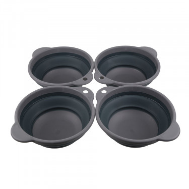 Regatta Folding Bowls (Set of 4) (Ebony Grey)