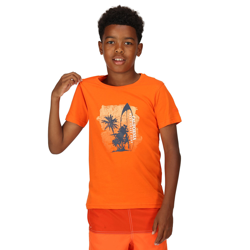 Regatta Kids Bosley VI T-Shirt (Blaze Orange)