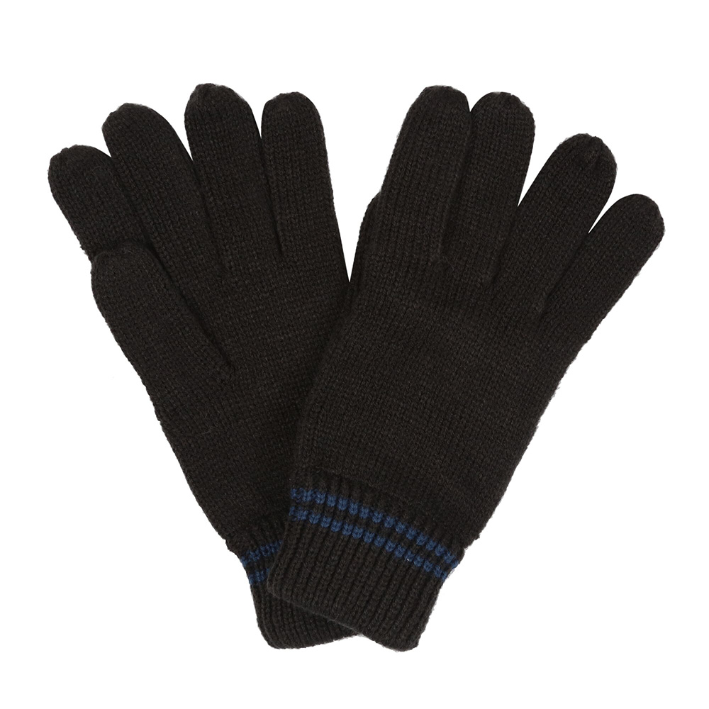 Regatta Mens Balton III Knitted Gloves (Black)