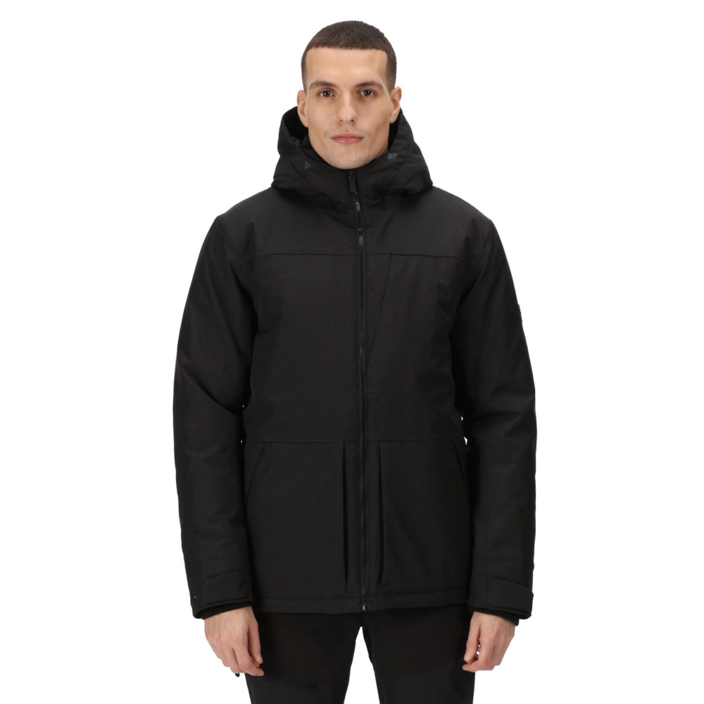 Regatta Mens Volter Shield IV Waterproof Insulated Heated Jacket (Black)