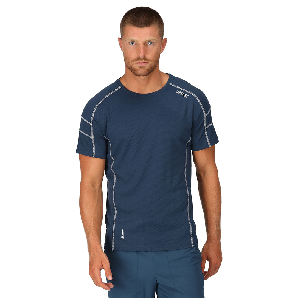 Regatta Mens Virda III T-Shirt (Blue Wing)