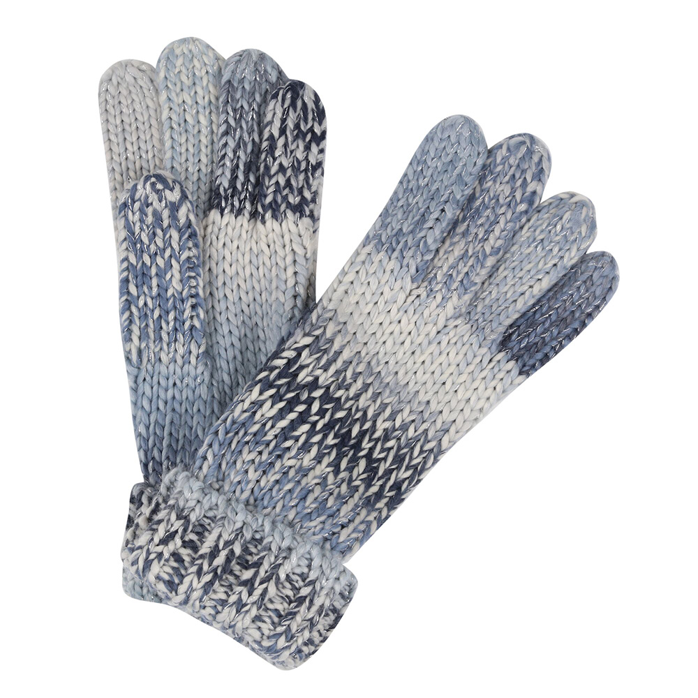 Regatta Womens Frosty VI Knitted Gloves (Navy)
