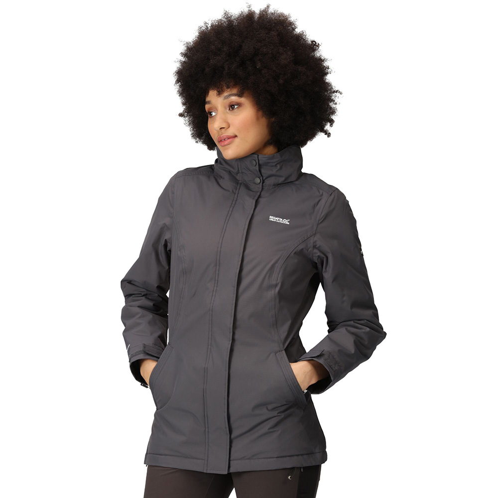 Regatta Womens Blanchet II Waterproof Jacket (Seal Grey)