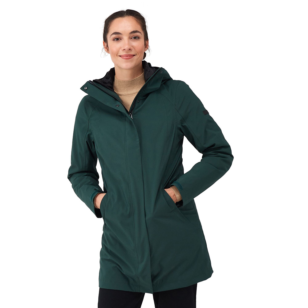 Regatta Womens Denbury IV 3 in 1 Waterproof Insulated Jacket (Darkest Spruce / Black)