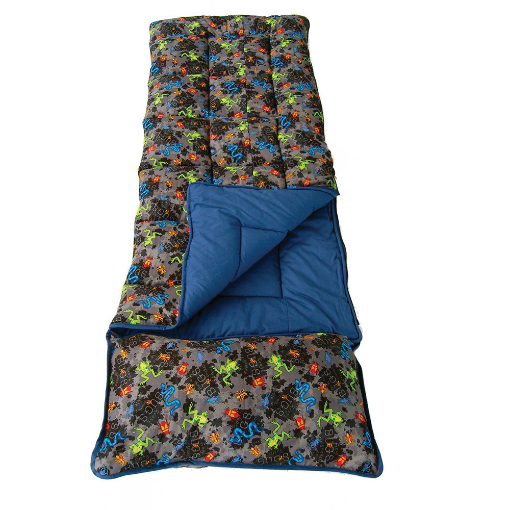 Sunncamp Deluxe Junior Bugs Sleeping Bag with Pillow