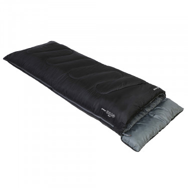 Vango Ember Single Sleeping Bag (Black) - sleeping bag angle