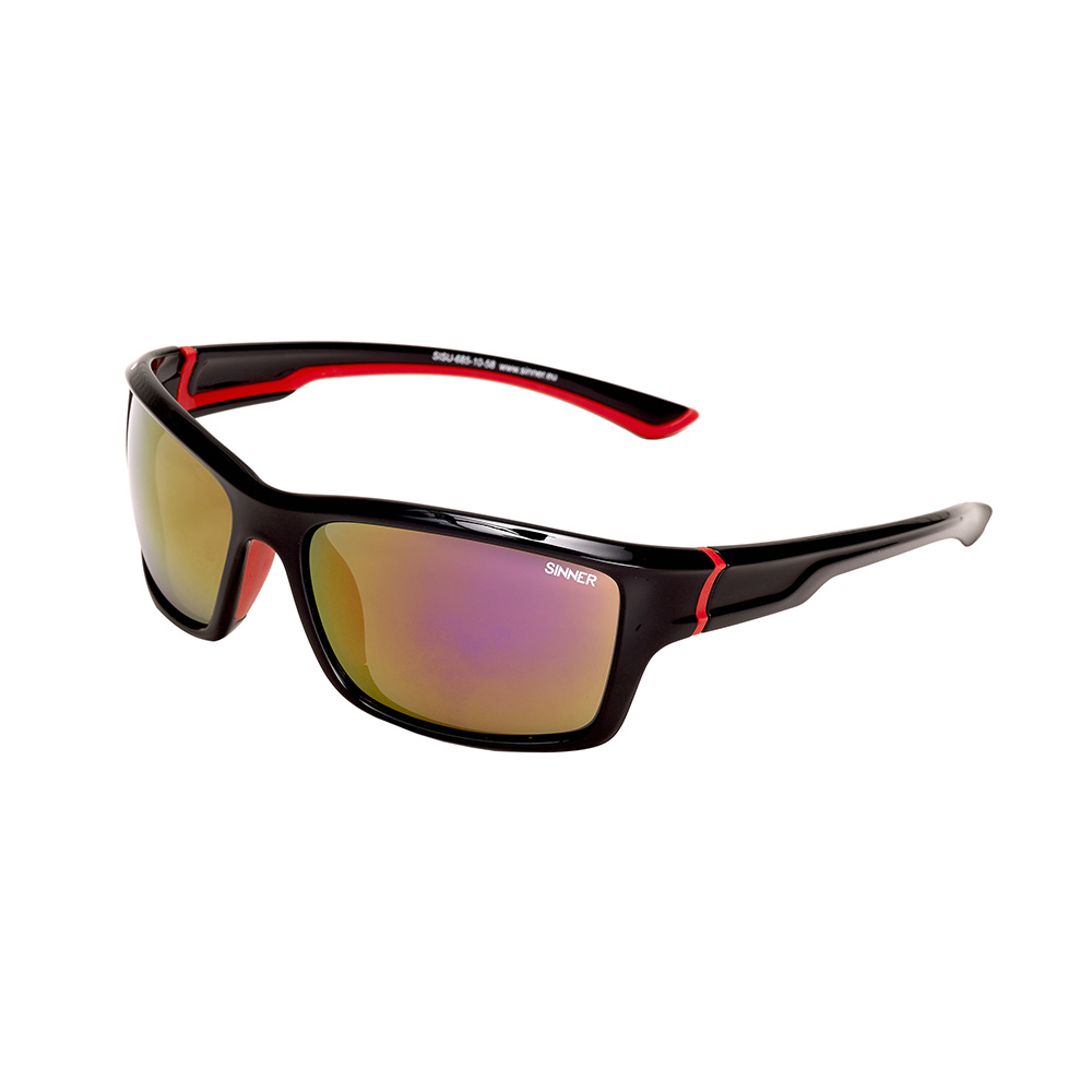 Sinner Cayo Sport Sunglasses (Black / Red)