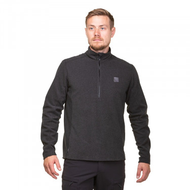 Sprayway Mens Maol Half Zip Fleece (Black) - Model Front